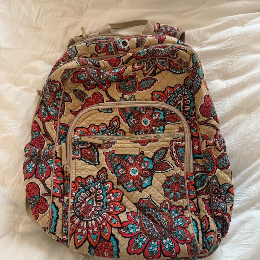 Vera Bradley large Multicolor Floral Backpack